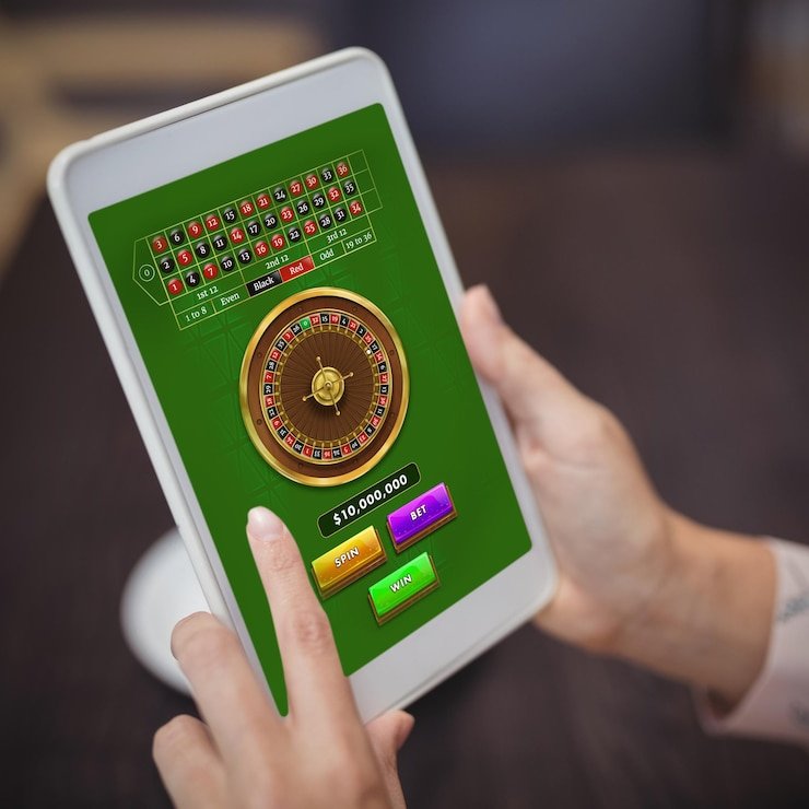 Meja permainan Gaple Online dengan pemain dari berbagai kota