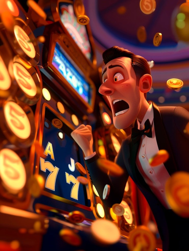 Tampilan gameplay slot Relax Gaming dengan fitur bonus di ponsel